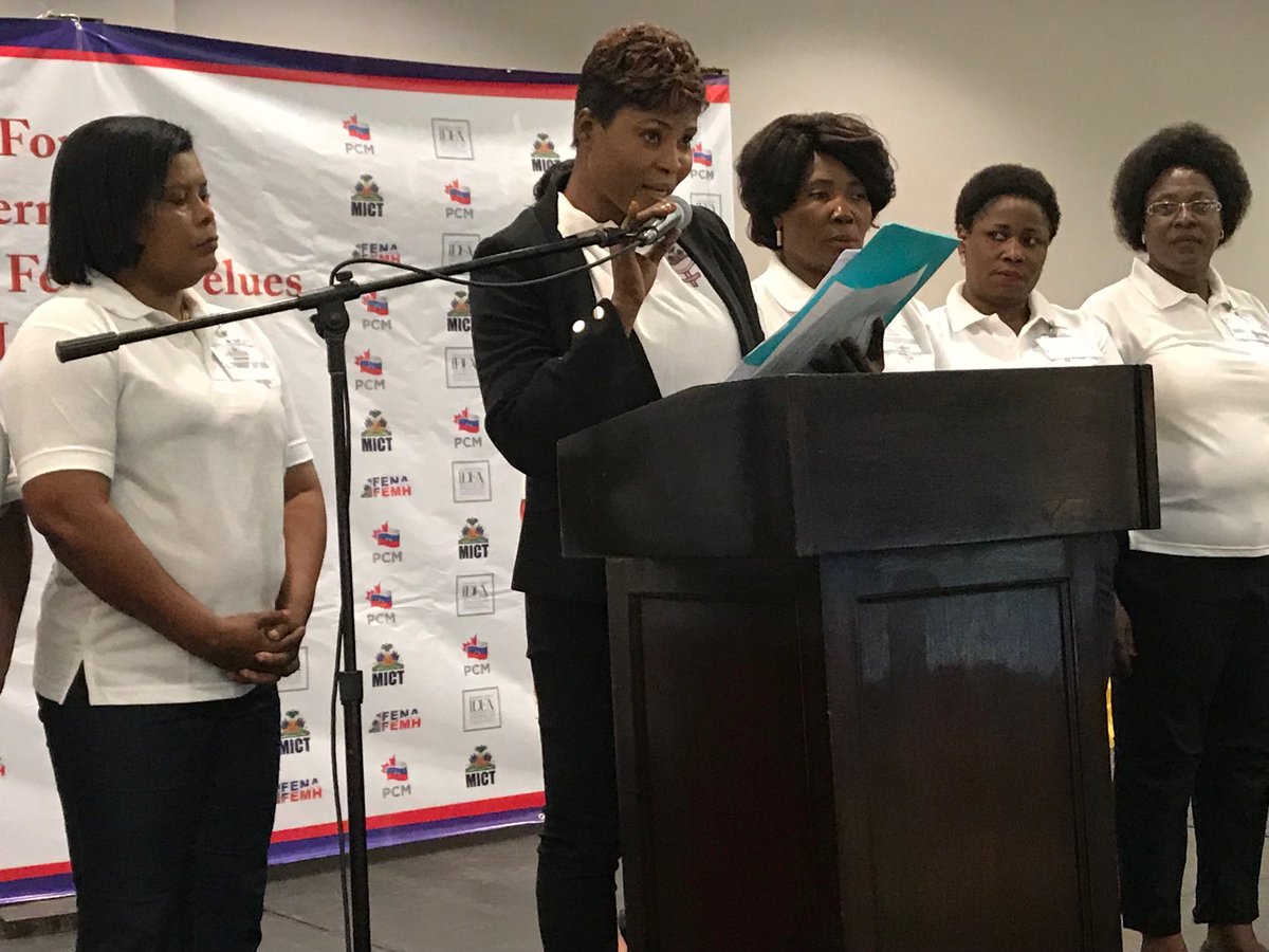 Le forum des femmes élues d’Haïti se poursuit malgré les manquements post thumbnail image