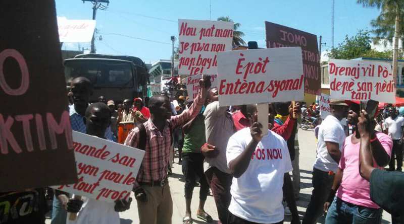 Port-de-Paix remobilisée: 2 jours de manifs contre les promesses non tenues de Jovenel Moise post thumbnail image