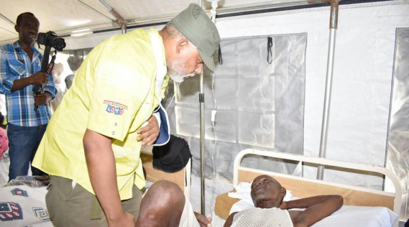 Port-de-Paix: Eric Jean-Baptiste au chevet des victimes du séisme du 6 octobre post thumbnail image