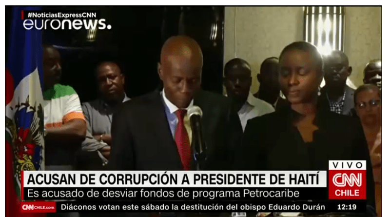 CNN Chili : Un rapport lie le président haïtien au scandale de corruption de Petrocaribe post thumbnail image